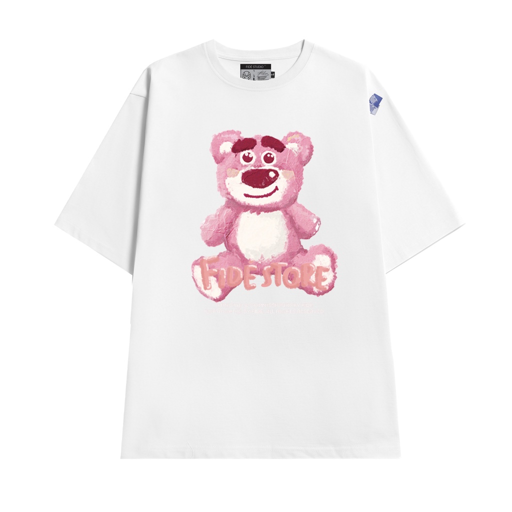 Áo thun FIDE phông trơn nam nữ cổ tròn FIDE GẤU LOTSO 20