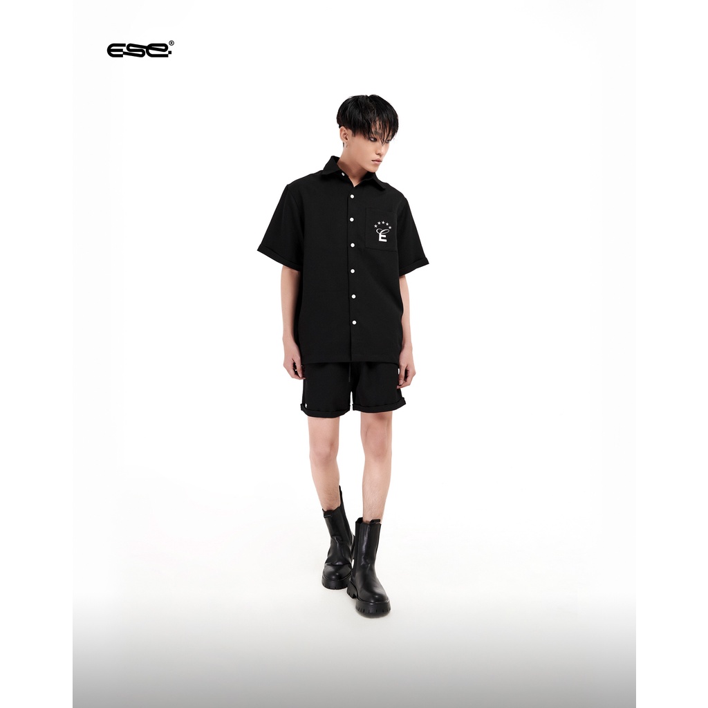 QUẦN SHORT ĐEN - SS23 E1 BLACK SHORT