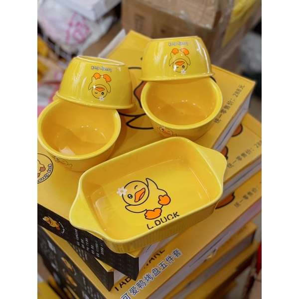 bộ chén sứ cao cấp 5 món