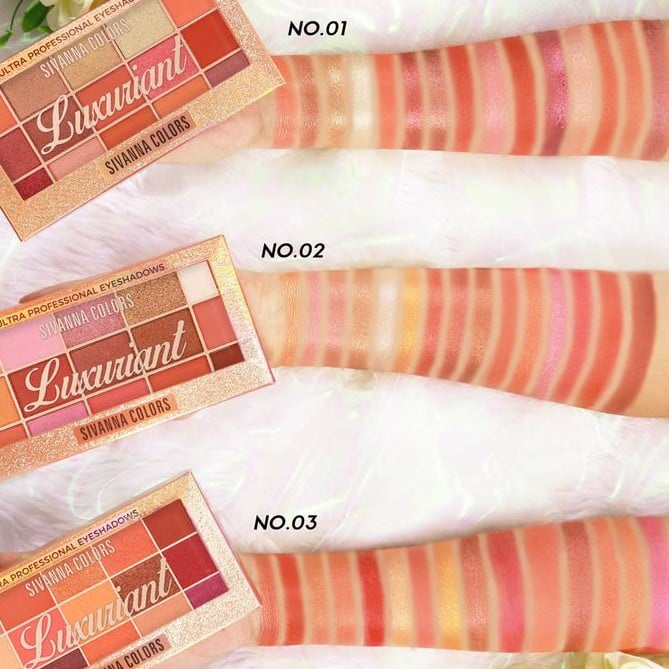 Siviana Colours Phấn Mắt Siêu Chuyên Nghiệp Sang Trọng HF3011