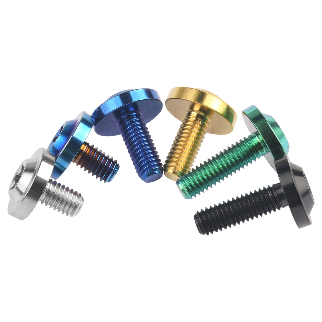 Bu lông titan WANYIFA m6x10-25mm od = 16 torx t30 đầu mận sử dụng cho chắn bùn/ tấm chắn/tấm chắn nhiệt