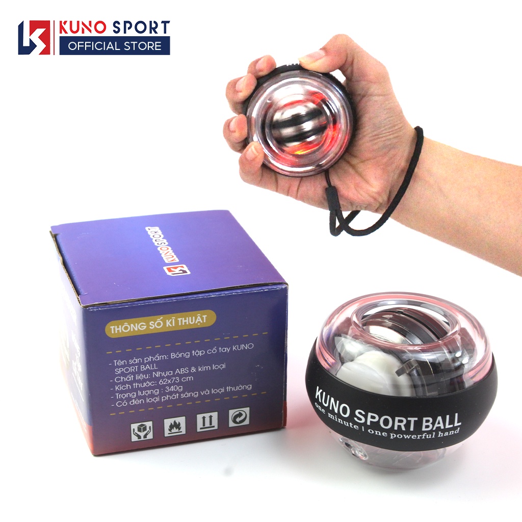 Bóng Tập Cổ Tay KUNOSPORT BALL Thiết Kế Xoay Tròn Chuyên Nghiệp Luyện Tập Cổ Tay, Cánh Tay