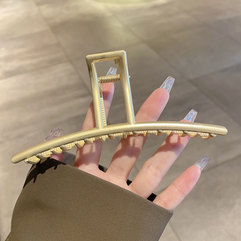 Kẹp Tóc Kim Loại 14cm / 14cm Đơn Giản Thời Trang Hàn Quốc