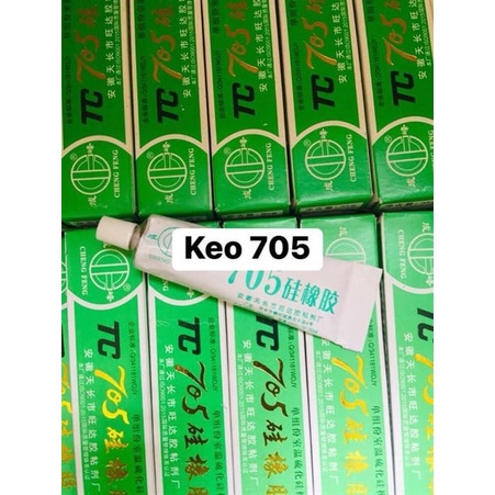 túi 5 tuýp Keo đổ mạch chống ẩm bảo vệ mạch TC-705, keo 705 keo chống ẩm keo điện lạnh nhanh khô trong suốt
