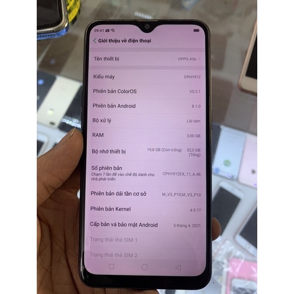 Điện thoại oppo A5s cũ ram 3gb/32gb