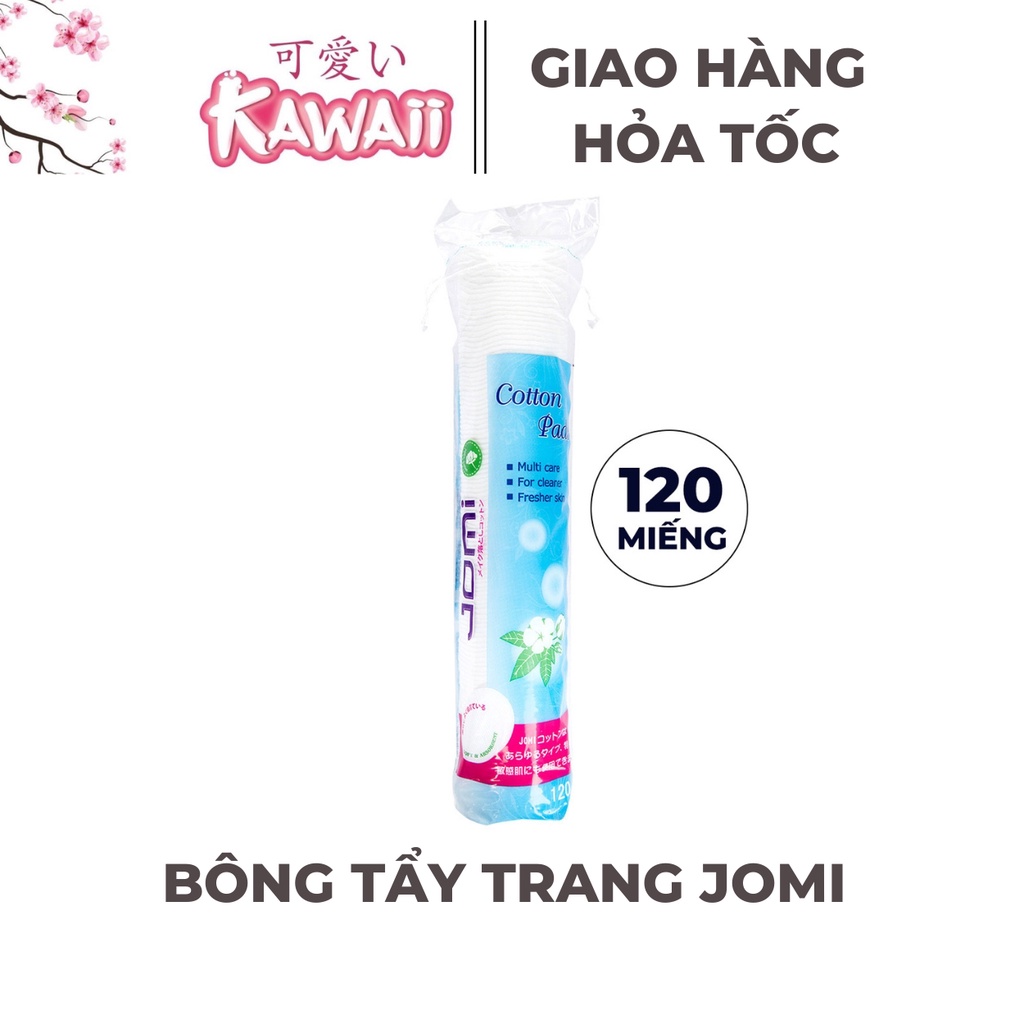 Bông Tẩy Trang Jomi 120 Miếng