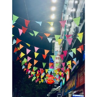 [xả] dây cờ trang trí loại đẹp bền