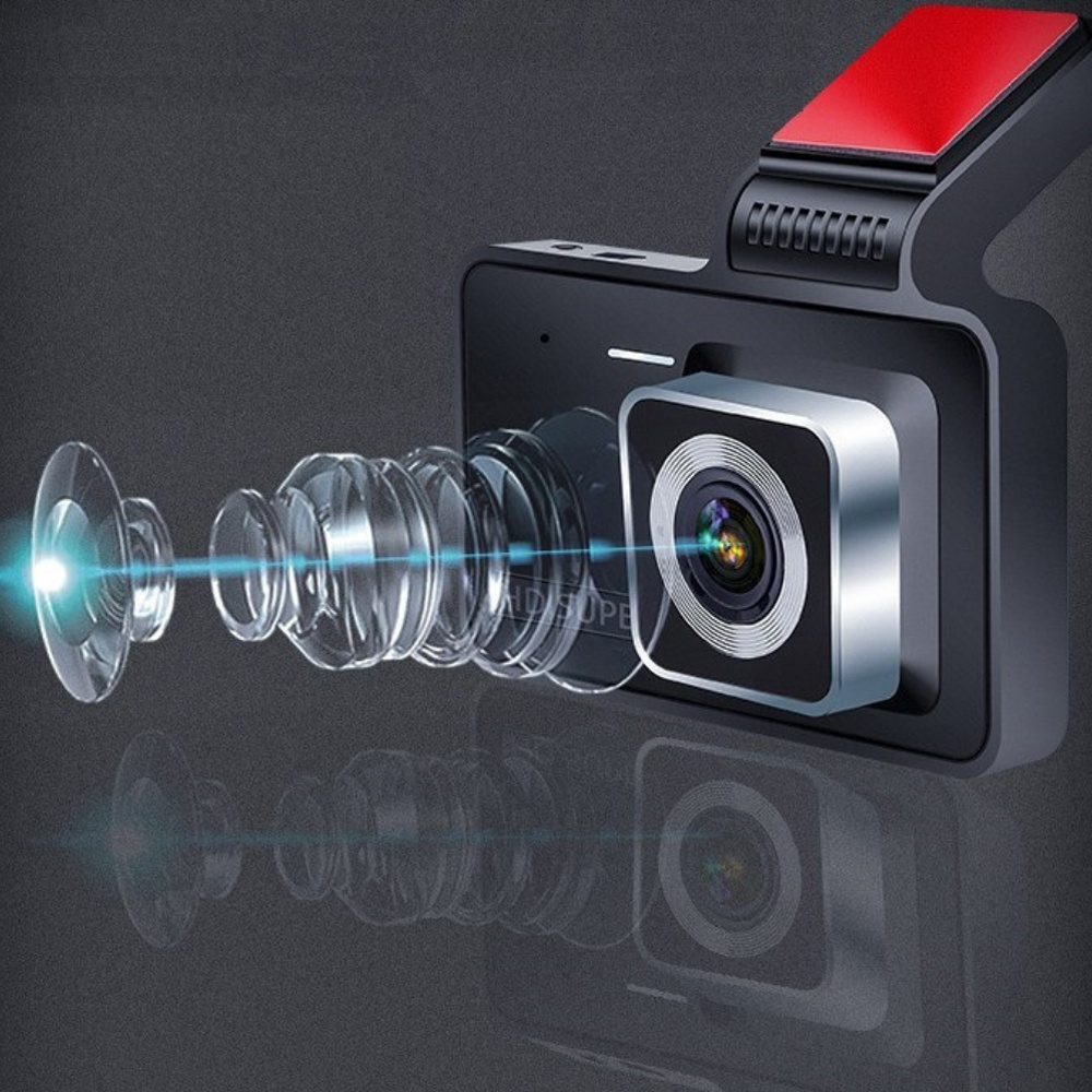 Camera hành trình ONTEKCO A50,màn hình 4 inch Full HD siêu nét, Dán kính lái -Bảo Hành 12 Tháng