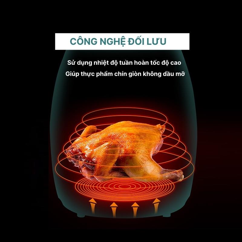 Nồi chiên không dầu dung tích 7 lít CAMEL Bảo hành 6 tháng