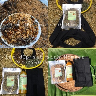Muối chườm bụng sau sinh thảo dược giảm eo 1kg