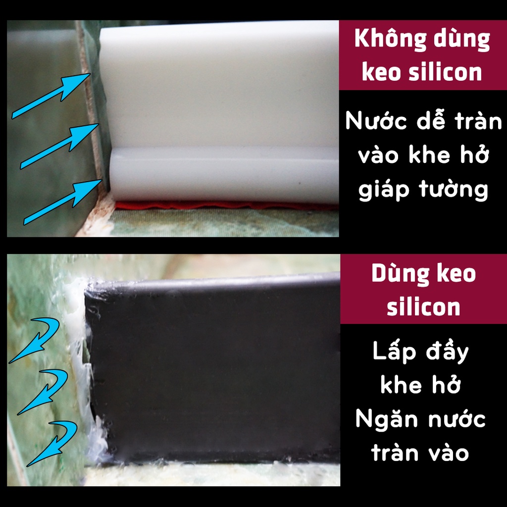 Ron Thanh Dài 0.2m Chặn Ngăn Nước Nhà Tắm Nhà Bếp Cao 5-10cm Legaxi