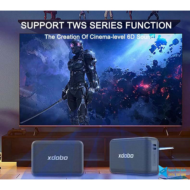 Loa nghe nhạc và hát karaoke di động Xdobo X8pro 120W