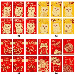 Combo Tệp 6 bao Lì Xì Tết