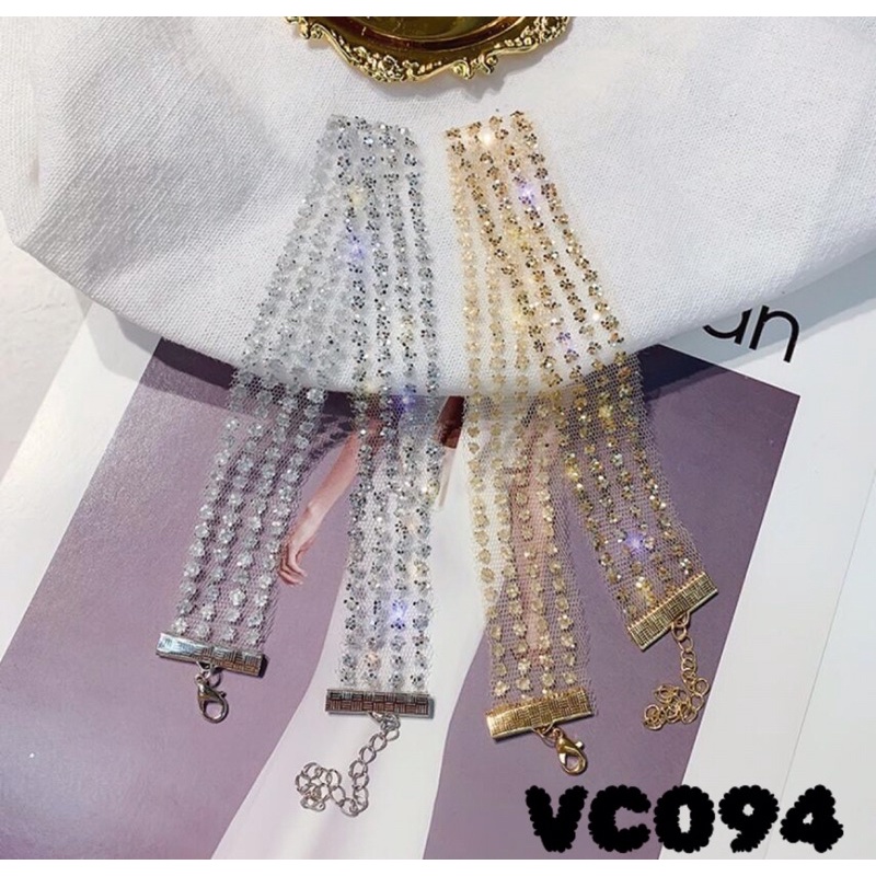 vòng cổ choker đính đá