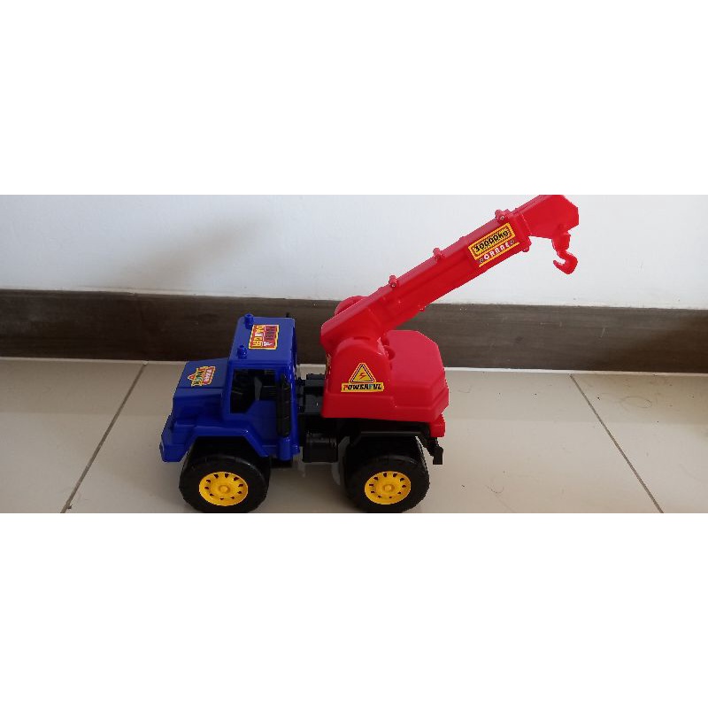 xe cẩu đồ chơi nhựa đẹp 40cm ảnh thật