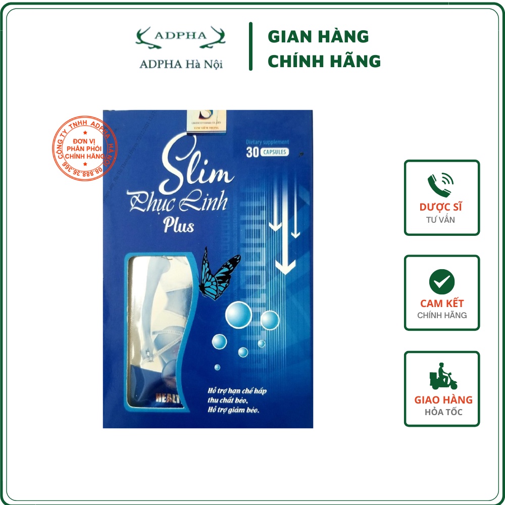 Giảm cân Slim Phục linh Plus ( ✅ Chính hãng )