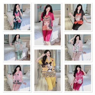 Bộ lụa Mango cổ 2 lá siêu xinh . Hình Ảnh Thật 100%