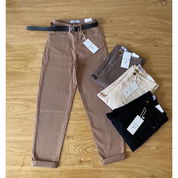 Quần momjeans lưng cao siêu xịn đẹp