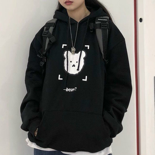 áo hoodie nữ form rộng áo hoodie mũ áo hoodie không mũ hoodie zip Áo Khoác Nam nữ Dáng Rộng Có Nón Trùm Phong