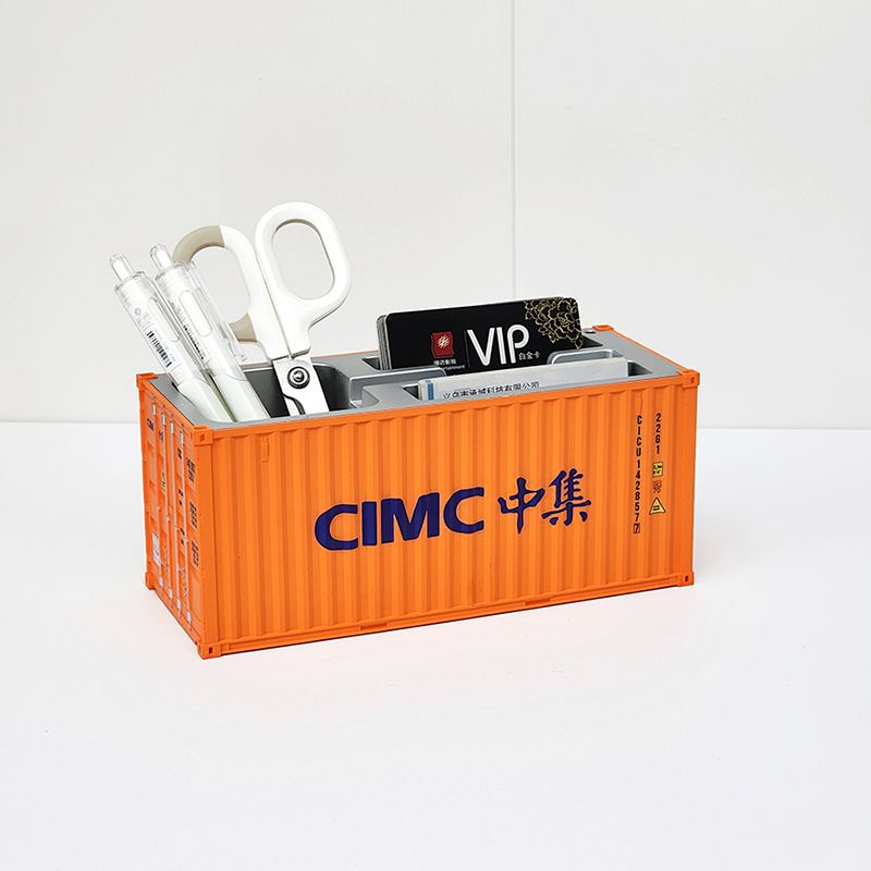 Mô hình thùng container đựng vật dụng văn phòng 1:30