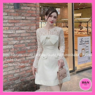 Váy dạ thiết kế đầm dạ chữ a tiểu thư dự tiệc dễ thương HN Clothing V110
