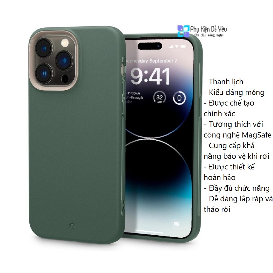 Ốp SPIGEN CYRILL ULTRA COLOR MA.G cho l.P.hone 14 P.ro Max/14 P.ro/14 P.lus/14