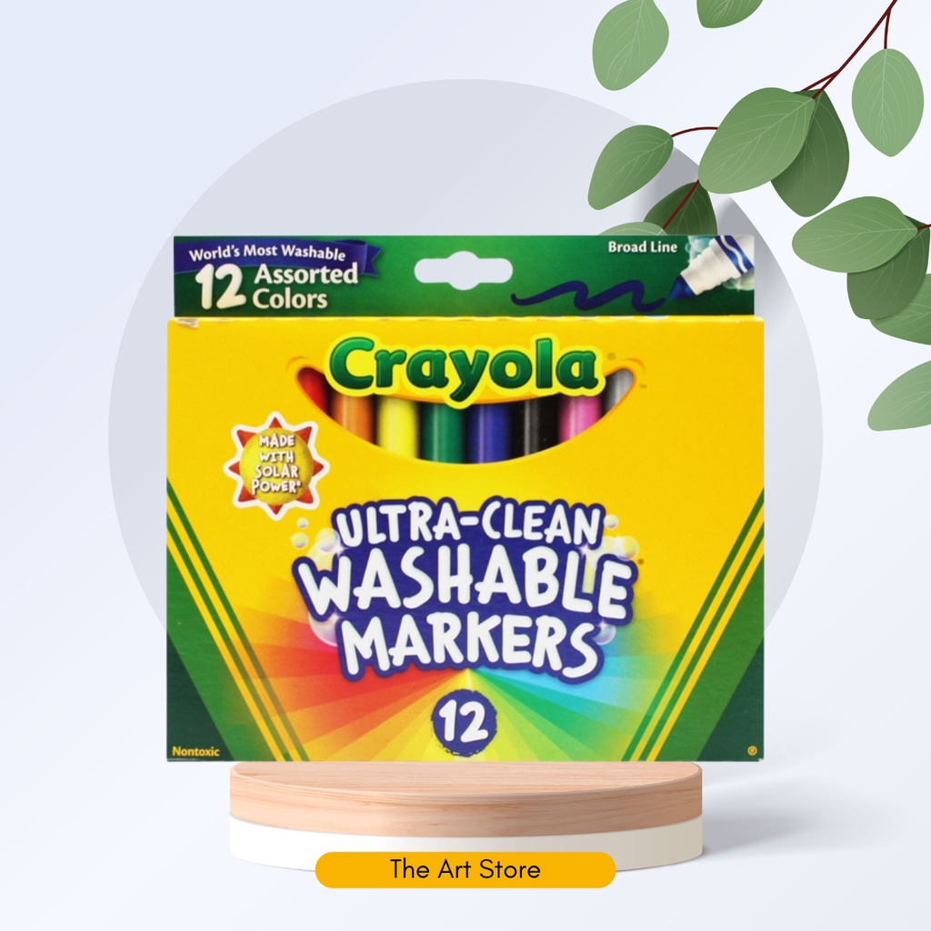 Bút lông nét dày 12 màu CRAYOLA 587812