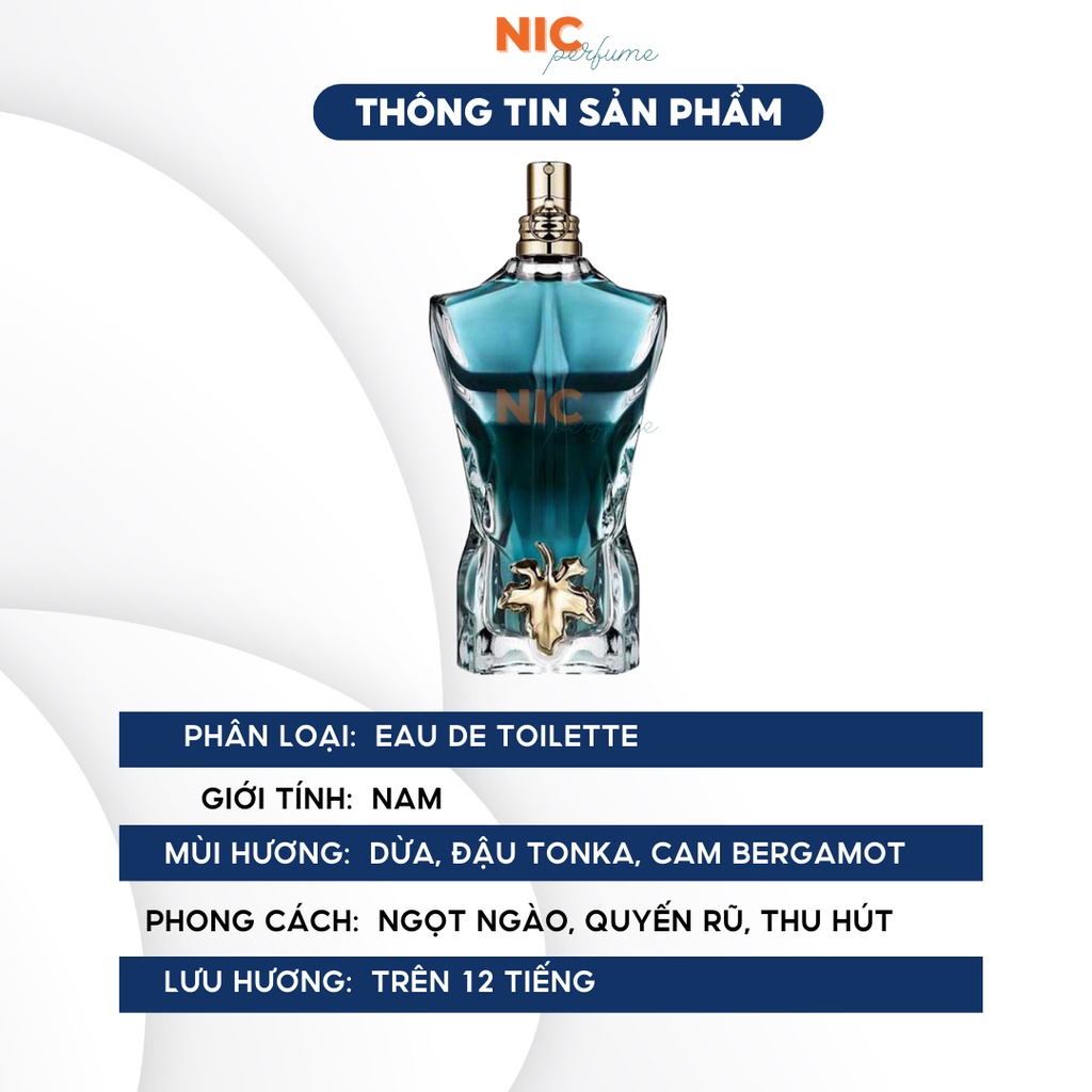 10ml JPG Le Beau EDT chính hãng | Nước hoa nam chính hãng