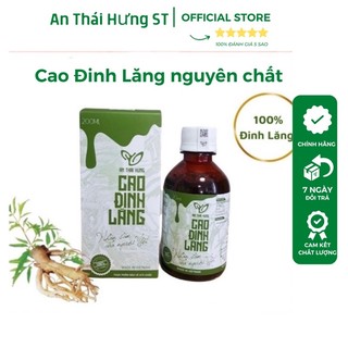 Cao đinh lăng Thái Hưng 200ml tăng cường sức dẻo dai của cơ thể, giảm mệt mỏi  Nhân sâm của người Việt .