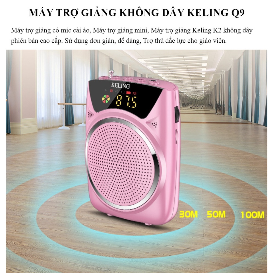 Loa trợ giảng công suất lớn chính hãng, máy trợ giảng Kaw-Keling K8 Công Suất 35W Bluetooth 5.0 | BigBuy360 - bigbuy360.vn