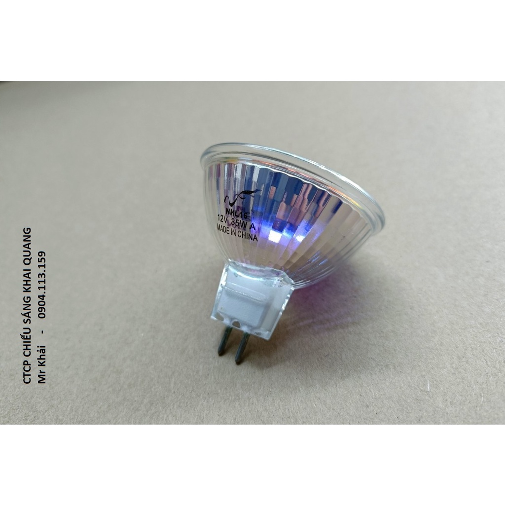 (SALE) Bóng đèn halogen chén 12V 35W hãng NVC