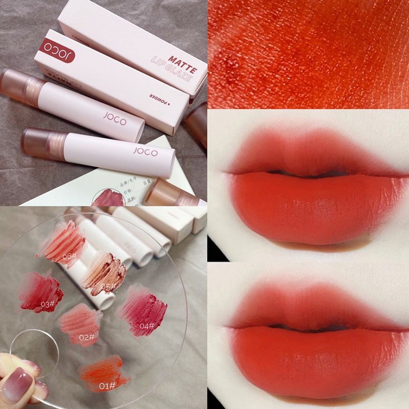 Son Môi JOCO Chất Nhung Lì Mềm Mượt Chống Thấm Nước Lâu Trôi Không Dễ Phai