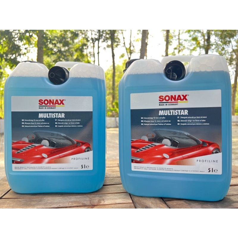 SONAX 627 MULTISTAR can 5L Rửa Dơ Nặng Các Chi Tiết Xe Oto & Xe Máy.