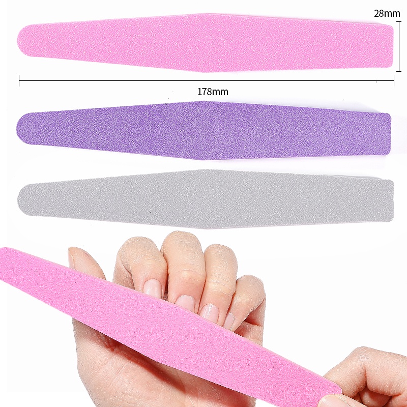 Bộ 10 cây dũa móng tay BORN PRETTY thiết kế hai mặt 100 / 180 Grit