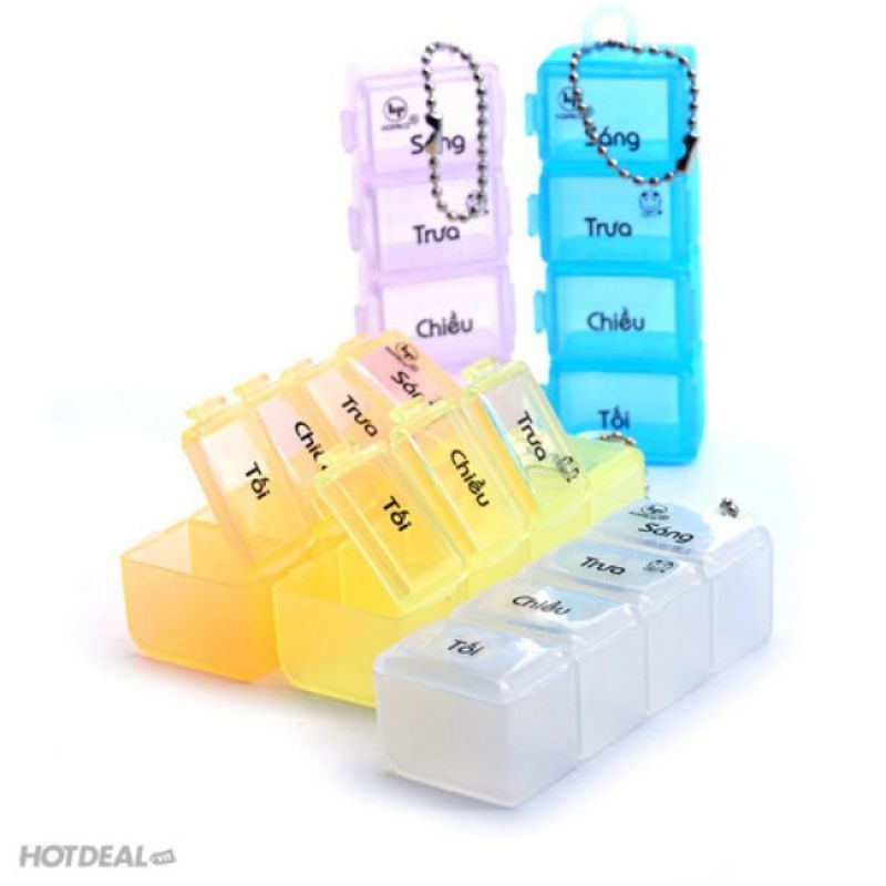 HỘP CHIA THUÔC 4 NGĂN Hofaco