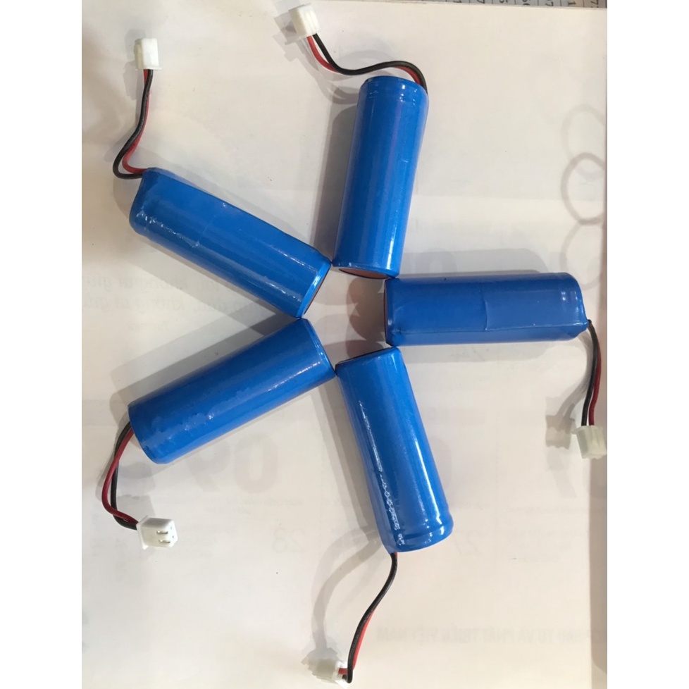 Pin Sạc Lithium 18500 3.7V - Jack 2.0