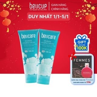 Combo 2 tuýp dung dịch vệ sinh phụ nữ beucare hương bạc hà, dịu nhẹ - ảnh sản phẩm 1