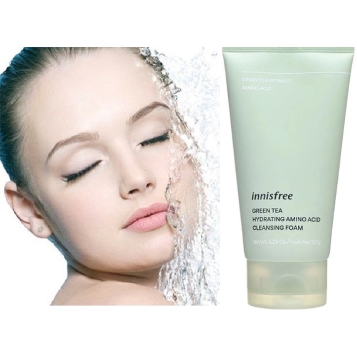 [Hàn Quốc] Sữa Rửa Mặt Trà Xanh Innisfree Green Tea Cleansing Foam 150ml Mẫu Mới