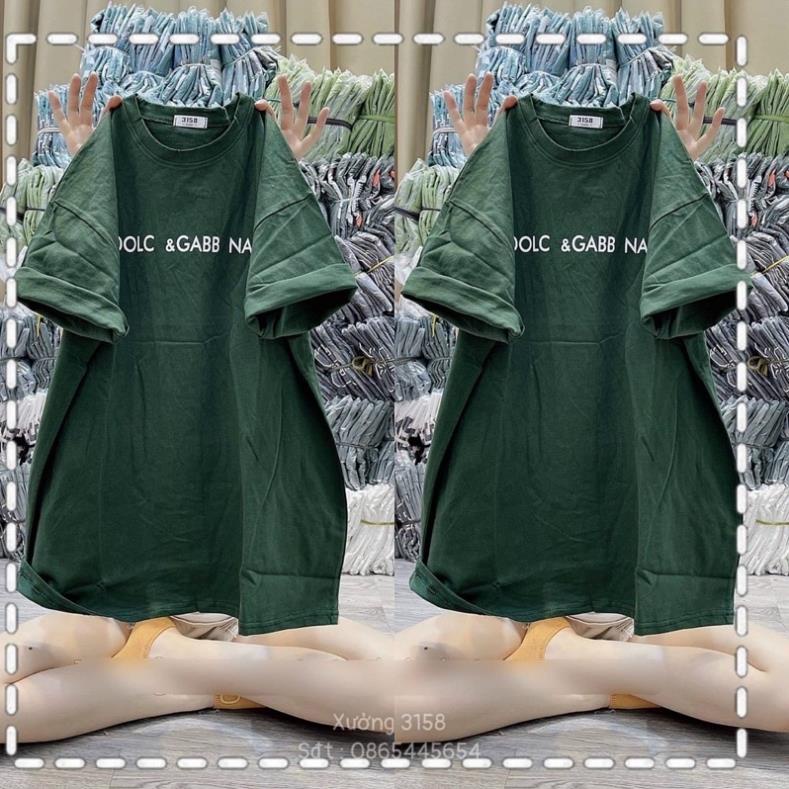 Áo Phông Nữ 3158 Cotton Khô Form Rộng Nam Nữ Unisex DOLCE