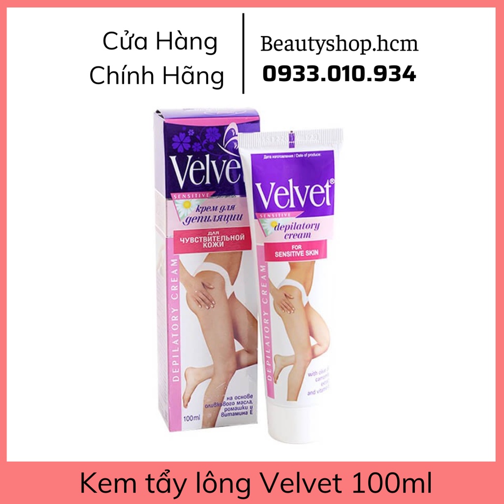 Kem tẩy lông Velvet 100ml