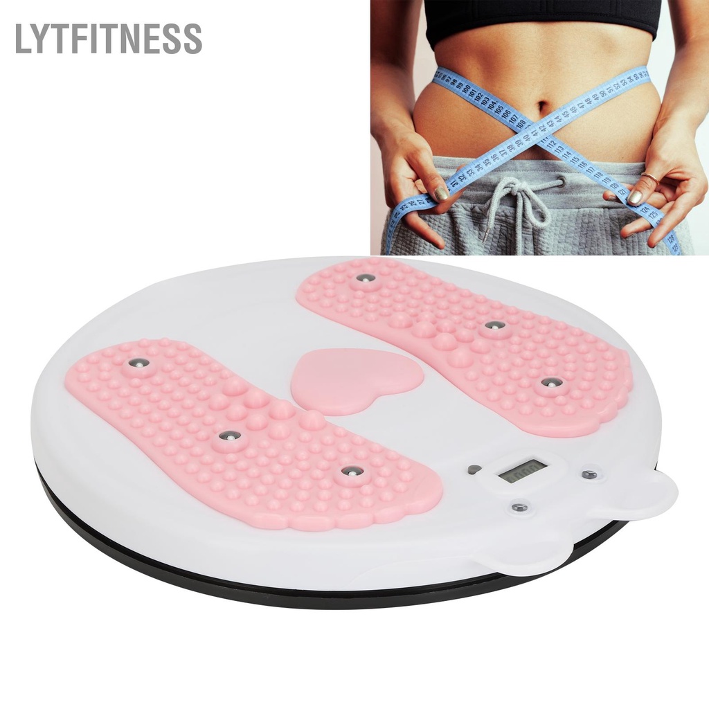 LYTFitness Đĩa xoay eo Bảng máy đĩa cho bài tập tạo dáng cơ thể 6 nam châm
