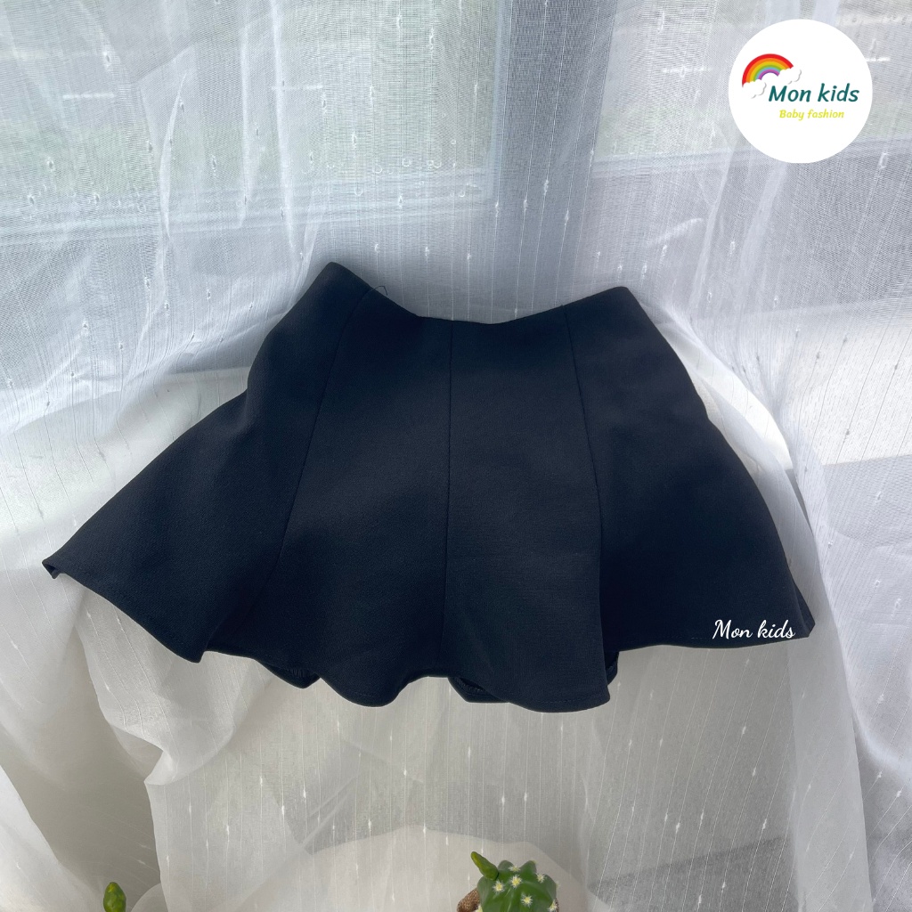 Chân váy cho bé gái, chan vay trẻ em, chân váy học sinh Monkids xoè dáng đuôi cá
