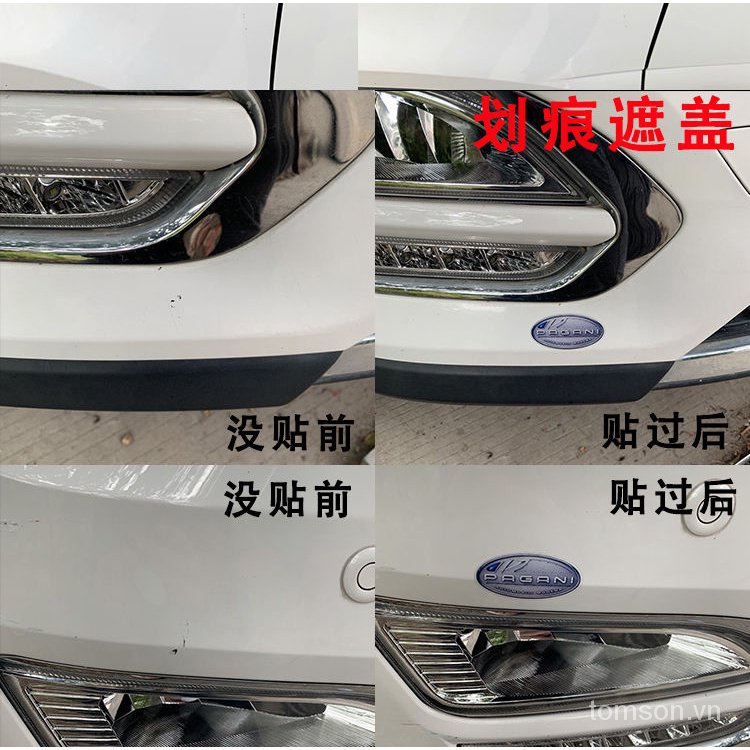 Miếng Dán Trang Trí Xe Hơi Lamborghini Rolls Royce Ferrari Latte Chất Lượng Cao