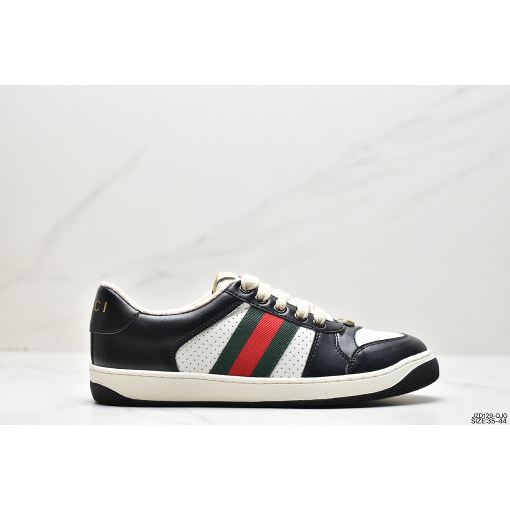 GIÀY SNEAKER MÃ SẢN PHẨM: _Gucci Distressed Screener sneaker_FULL BOX_FREE SHIP TOÀN QUỐC