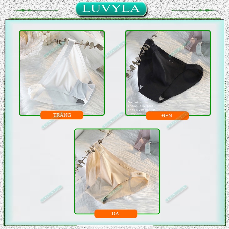 Quần lót nữ su đúc thun lạnh sexy kháng khuẩn cao cấp LUVYLA QLS13