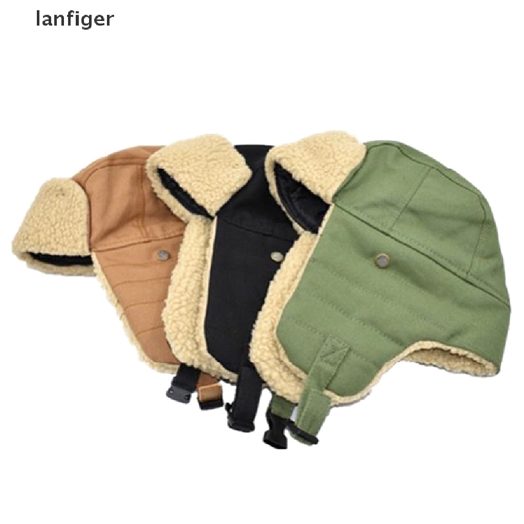 Mũ Trùm Tai Giữ Ấm Mùa Đông Phong Cách Nga Cho Nam Nữ