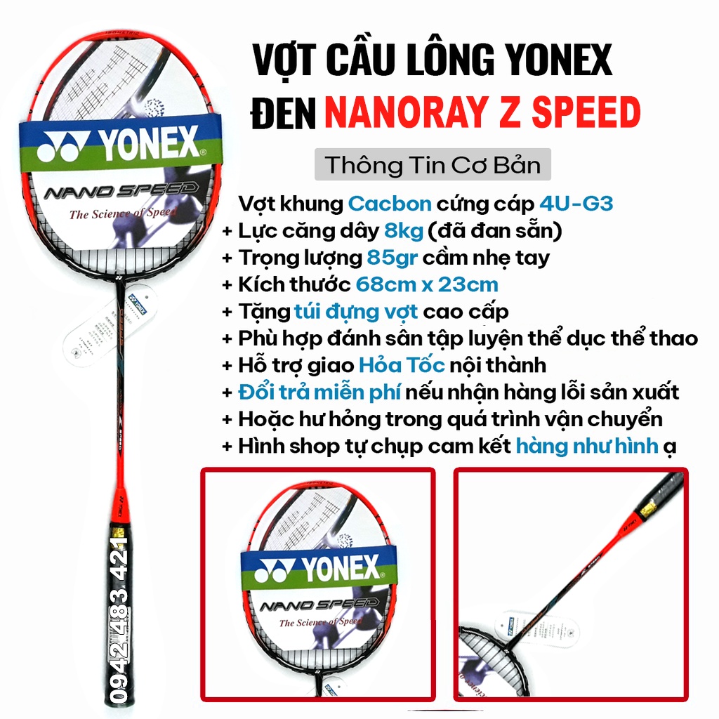 Vợt Cầu Lông Y đơn đã căng cước tặng kèm quấn cán (1 chiếc) - được chọn màu - Ảnh và video thật 100%