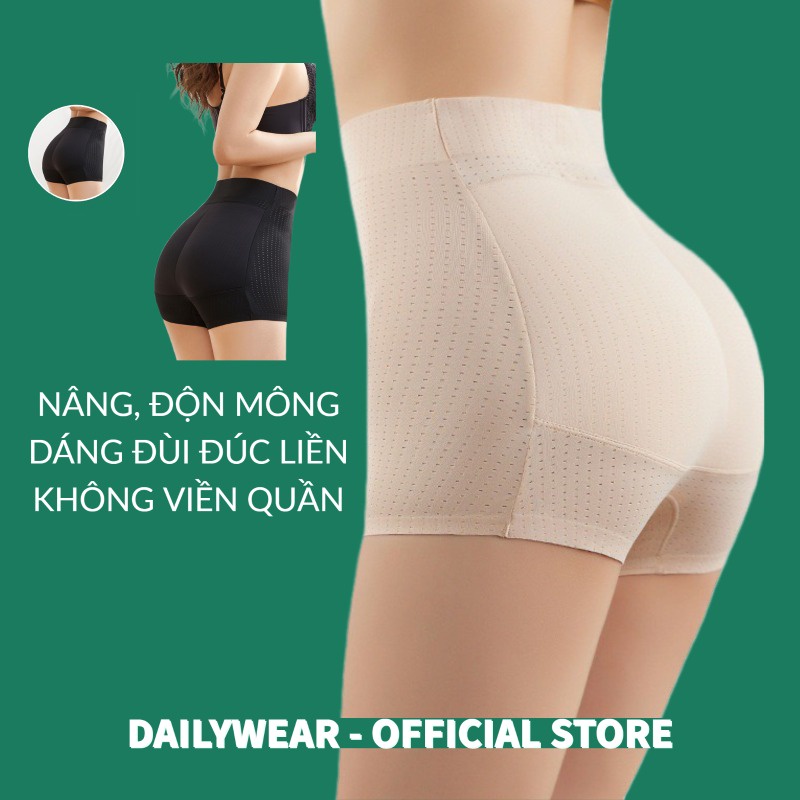 Quần độn mông thông hơi dáng đùi, mỏng mịn, mềm mại, su đúc liền không lộ thật mông cao cấp Dailywear