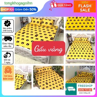 Ga giường cotton đẹp mát bo chun đủ size nệm 1m2 1m4 1m5,1m6