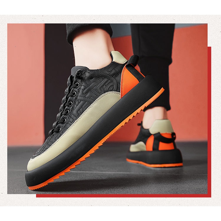 Giày Thể Thao Vải Canvas Màu Đen Đế Dày Phong Cách Hàn Quốc Thời Trang Mùa Đông 2022 Cho Nam